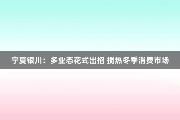宁夏银川：多业态花式出招 搅热冬季消费市场
