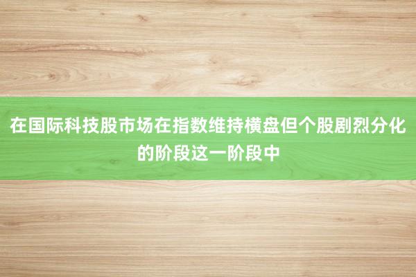 在国际科技股市场在指数维持横盘但个股剧烈分化的阶段这一阶段中